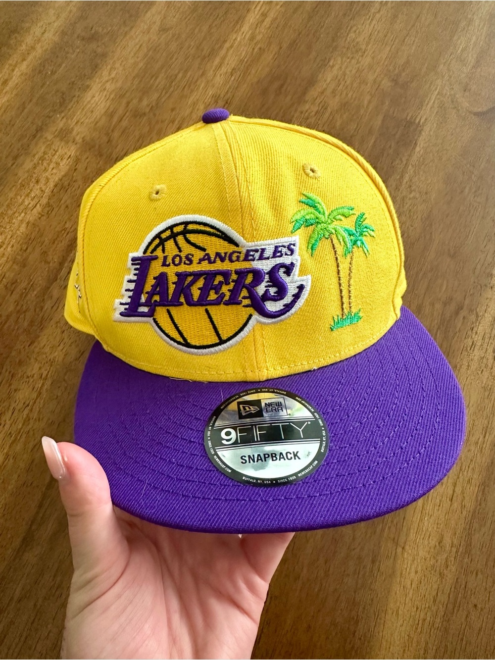 9FIFTY Los Angeles Lakers Yellow and Purple Snapback Hat